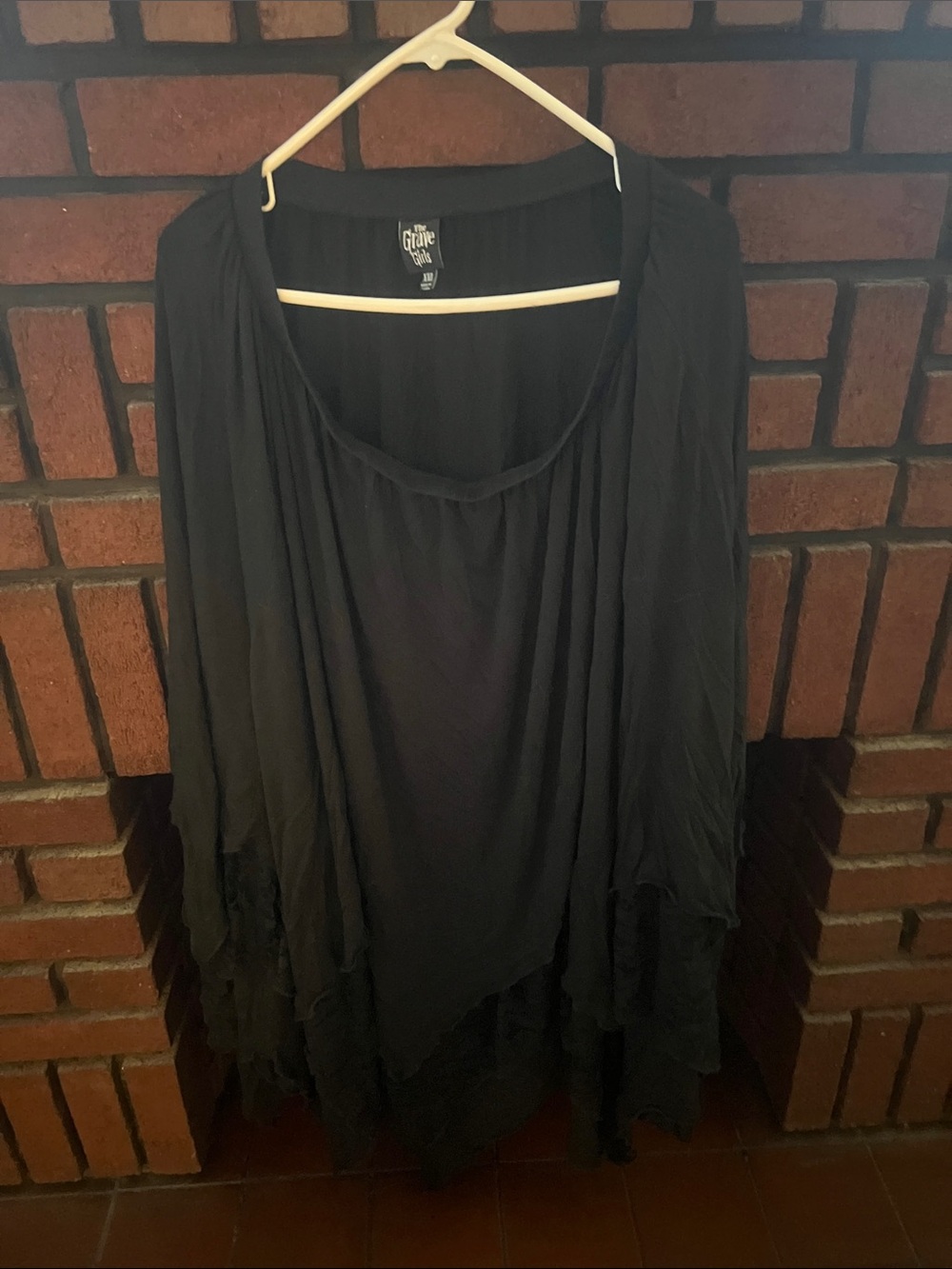 Black Draped Layered skirt  - Grave girls